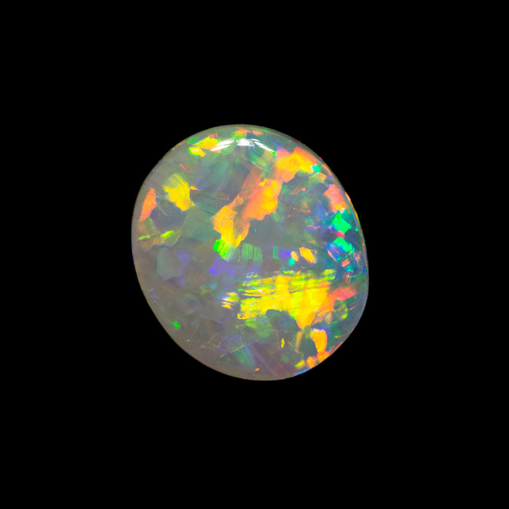 0.91 ct dark opal 9x7.8x2mm