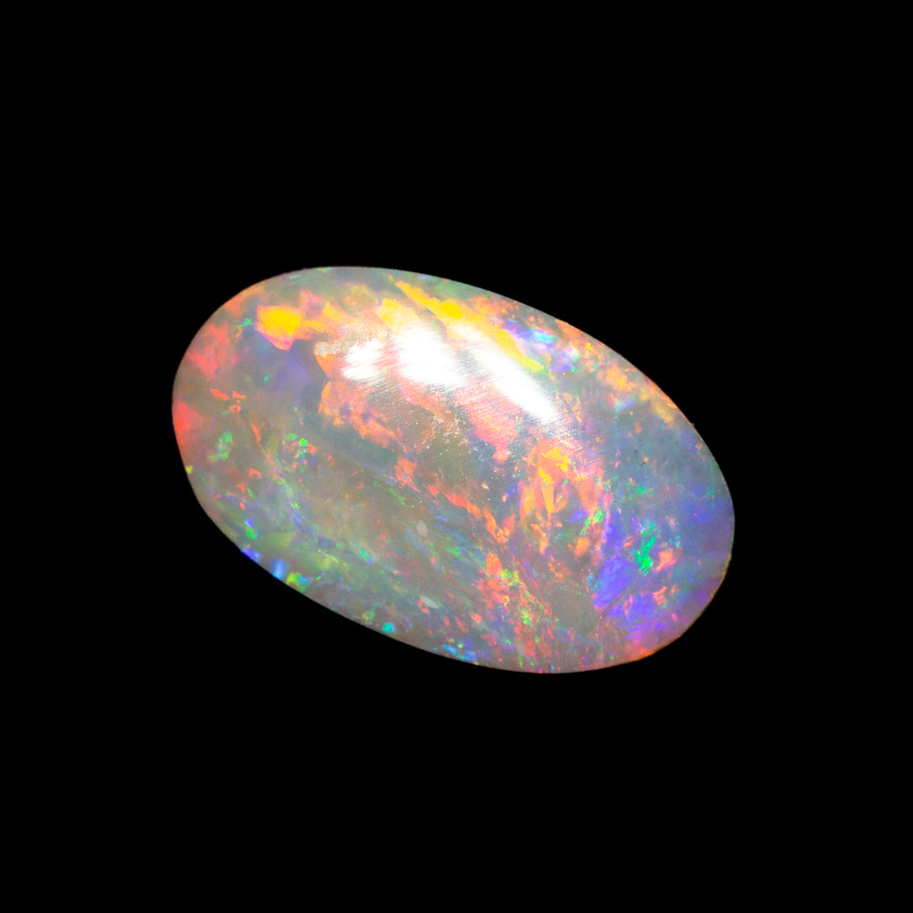 0.91 ct dark opal 8.3x5.1x3.2mm