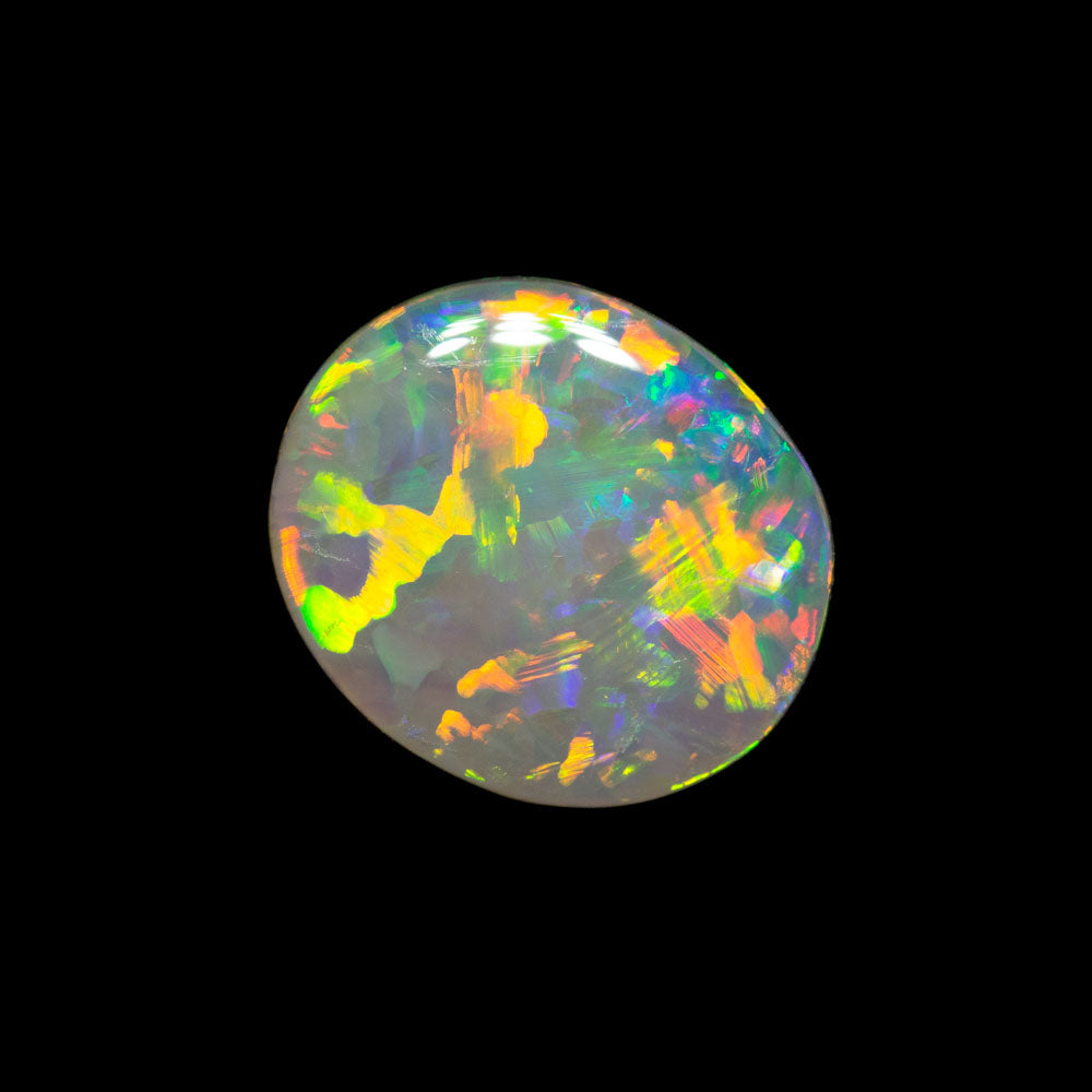 0.91 ct dark opal 9x7.8x2mm