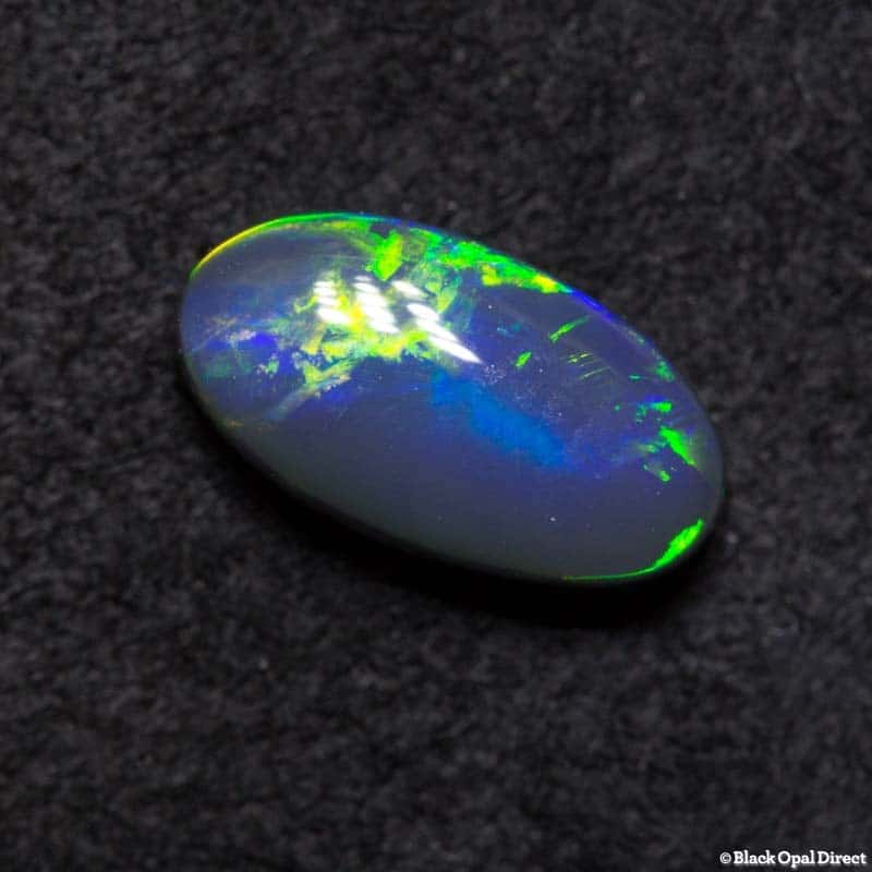 0.91 ct black opal 8.6x5x3mm