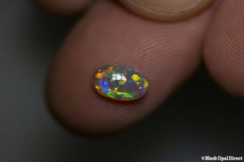 0.91 ct gem crystal opal 8.5x5x3mm