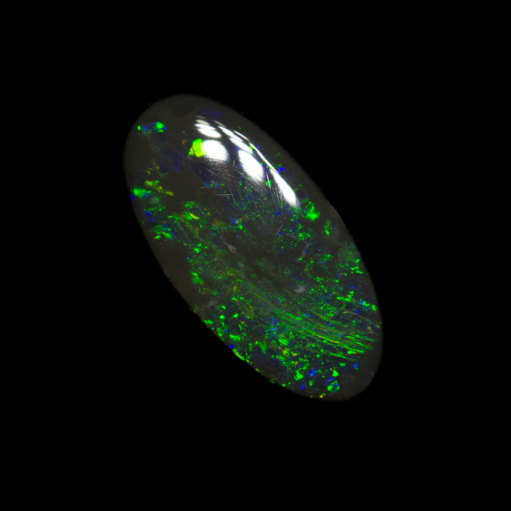 0.92 ct black opal 11.1x5.6x2.1mm