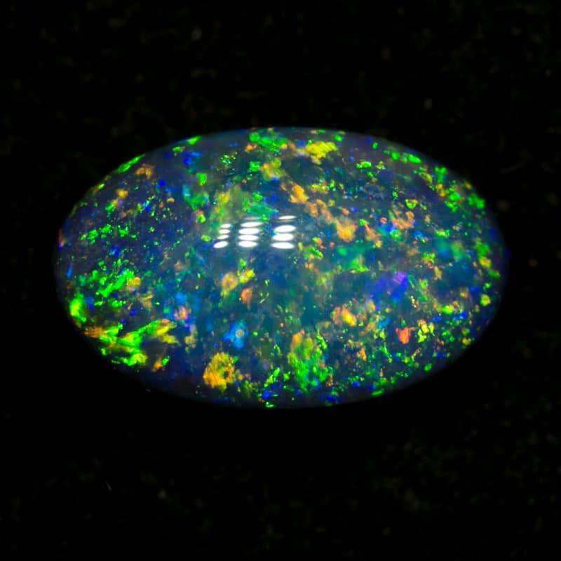 0.93 ct black opal 8x5x3mm