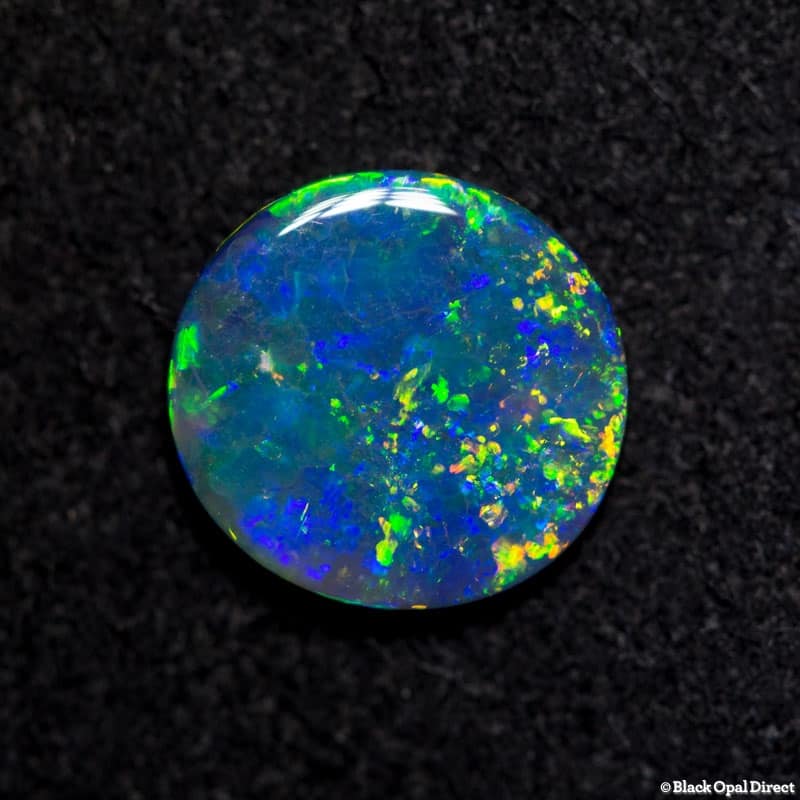 0.94 ct black opal 8.5x8x2mm