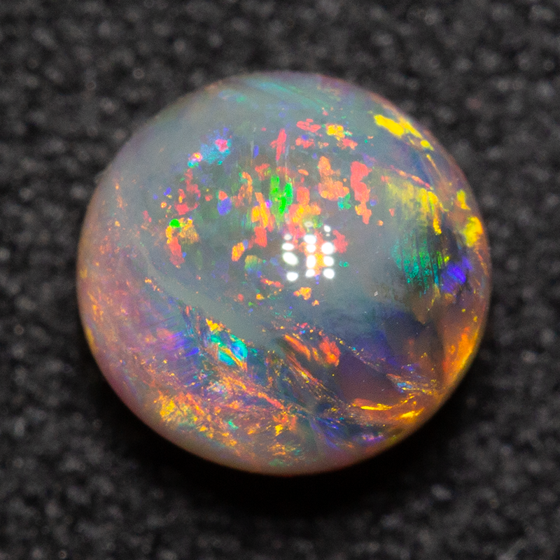 0.96 ct double-sided dark opal 5.9x5.9x4.7mm