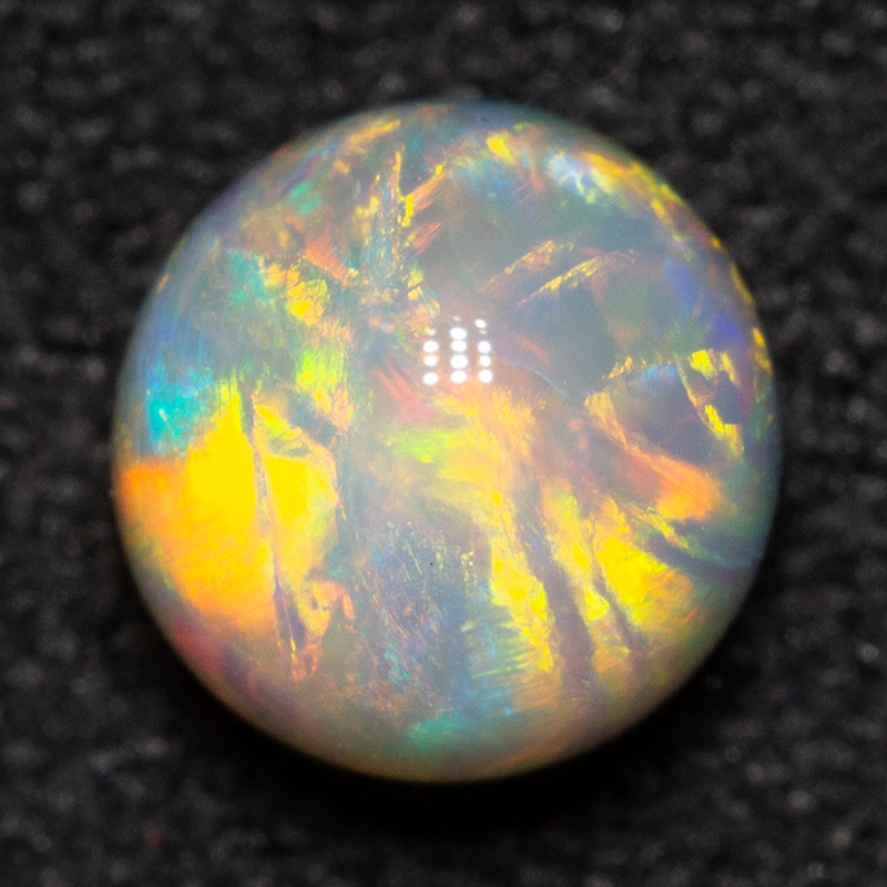 0.96 ct double-sided dark opal 5.9x5.9x4.7mm