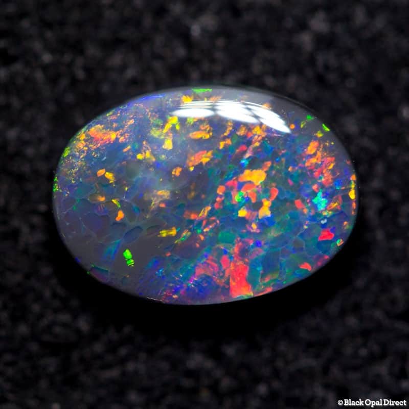 0.96ct black opal