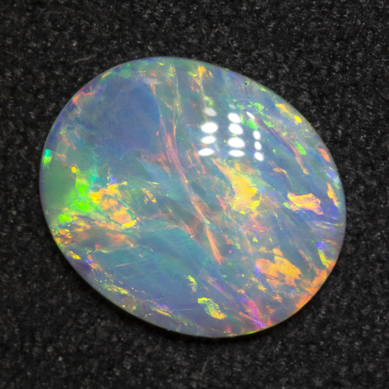 0.97 ct crystal opal 9.4x7.9x1.9mm
