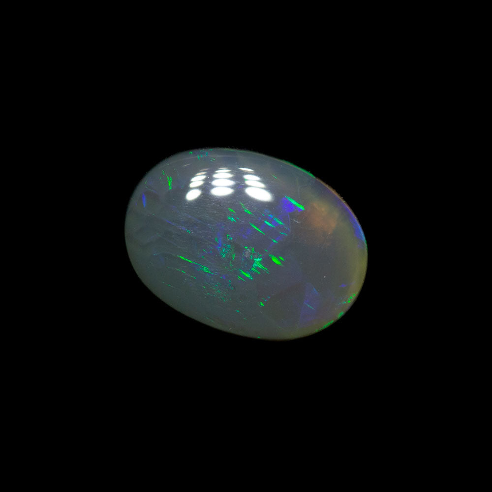 0.97 ct black opal 8.1x6.1x2.8mm