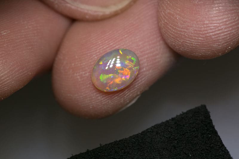 0.97 ct crystal opal 8x6x2.5mm