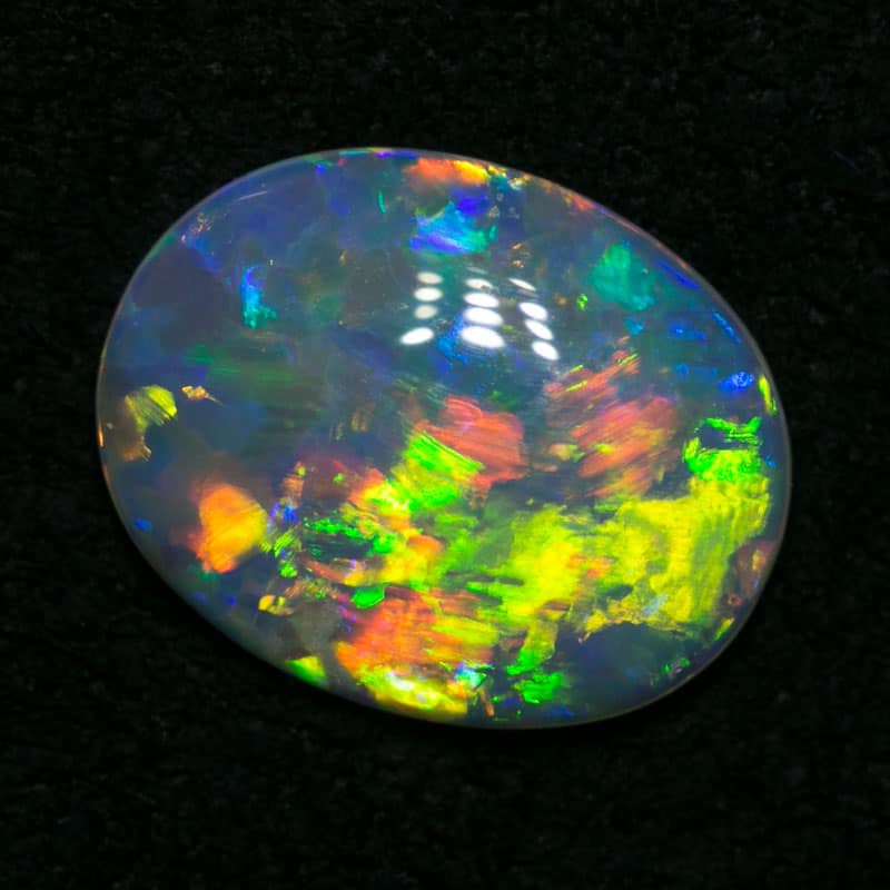 0.99 ct gem crystal opal 9.8x7.8x2mm