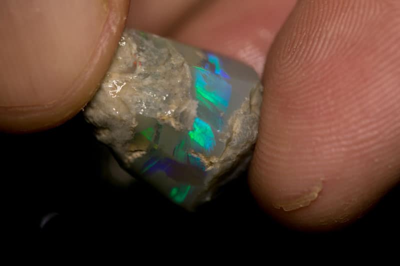 16.37 ct rough opal piece 18mm across