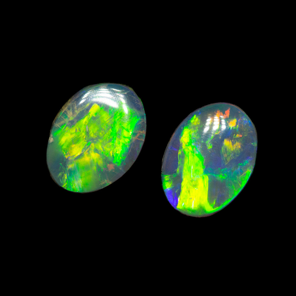 1.00 ct crystal opal pair 6.9x5.1x2.1mm