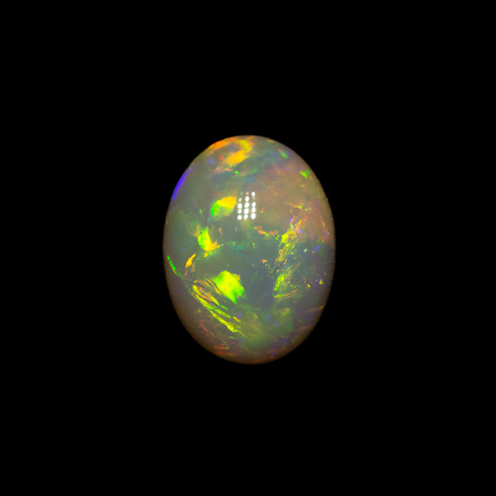 Australian 1.01 ct dark crystal opal 8x6.1x3.4mm | Black Opal Direct