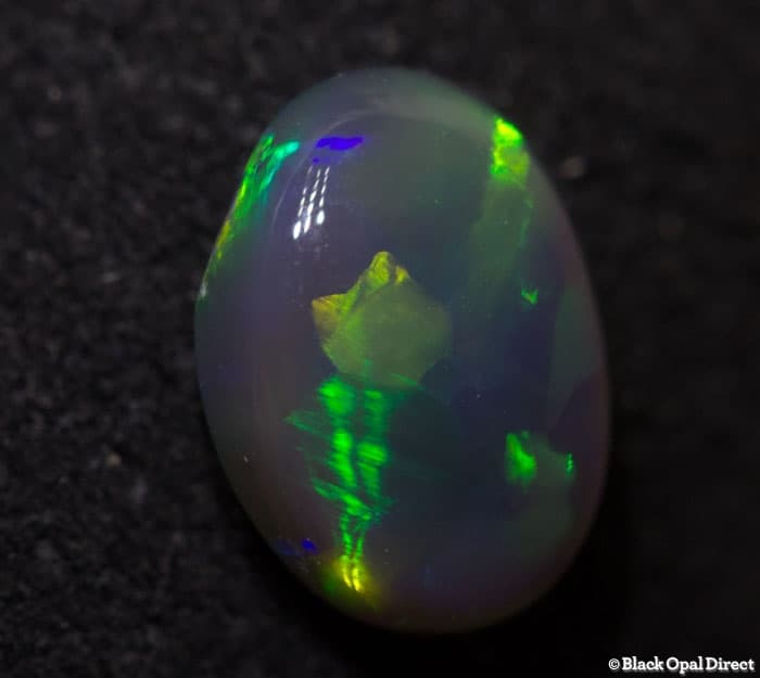 1.01 ct black opal 8x6x3mm