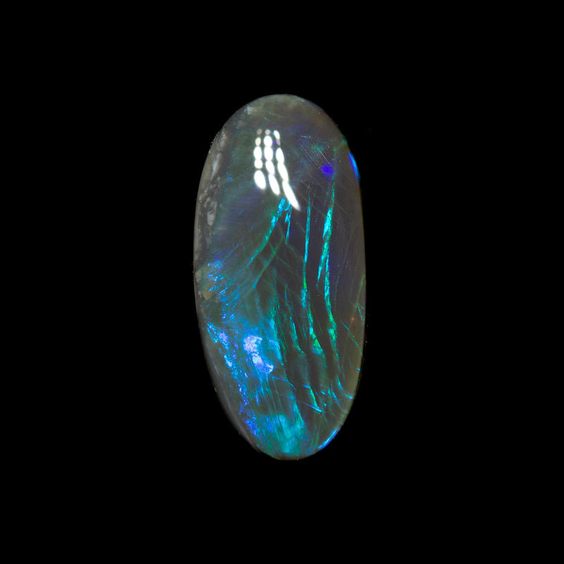 1.03 ct black opal 11.7x5.6x2.4mm
