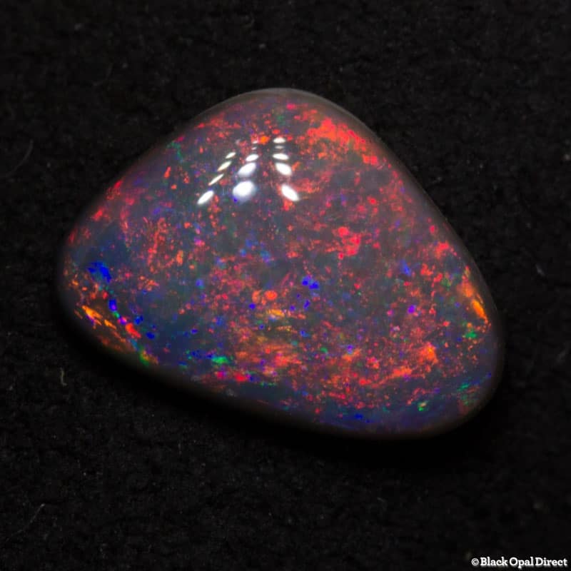 1.05 ct semi black opal 9x6.5x2mm