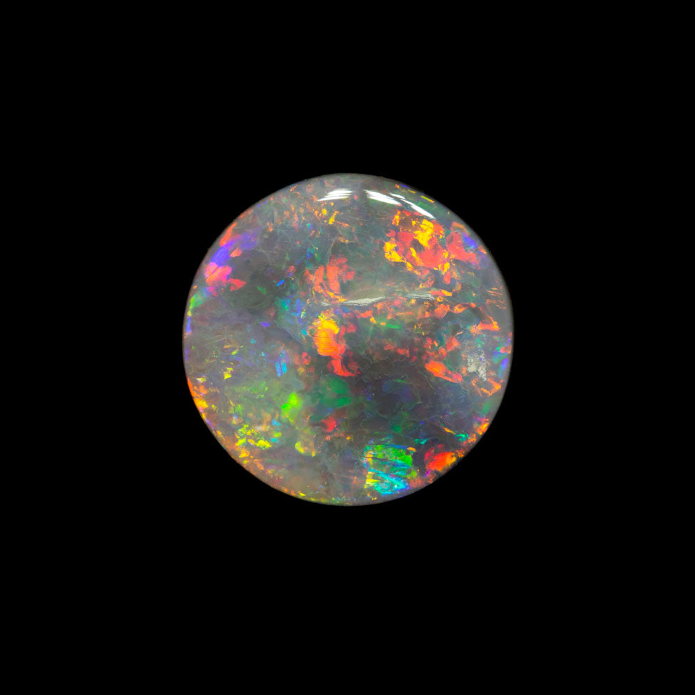 1.06 ct dark opal 9.1x9.1x1.9mm