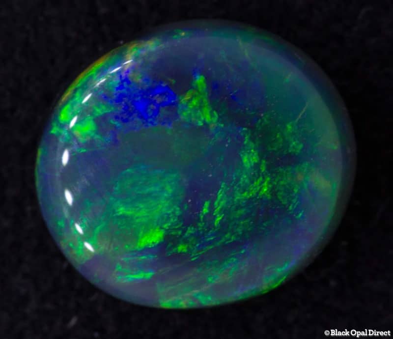 1.06 ct black opal 7.5x7x3mm