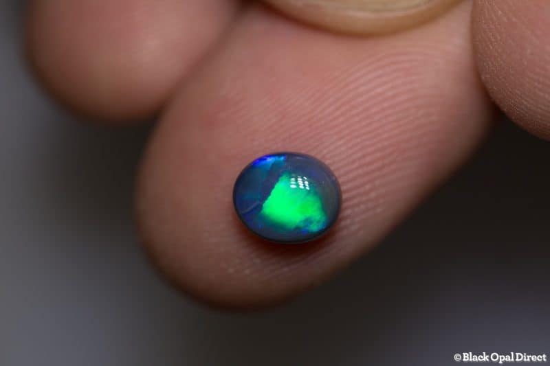 1.06 ct black opal 7x6x4mm
