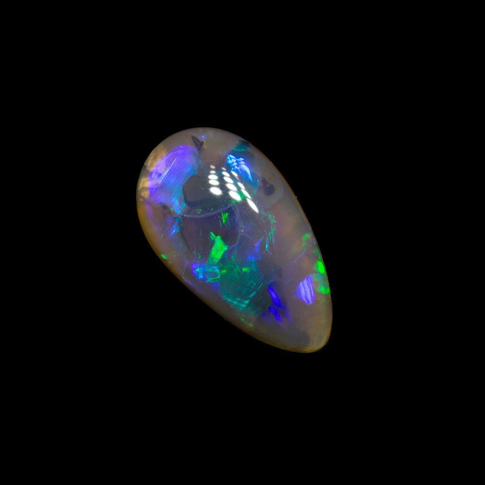 1.07 ct dark crystal opal 10.3x5.8x3mm