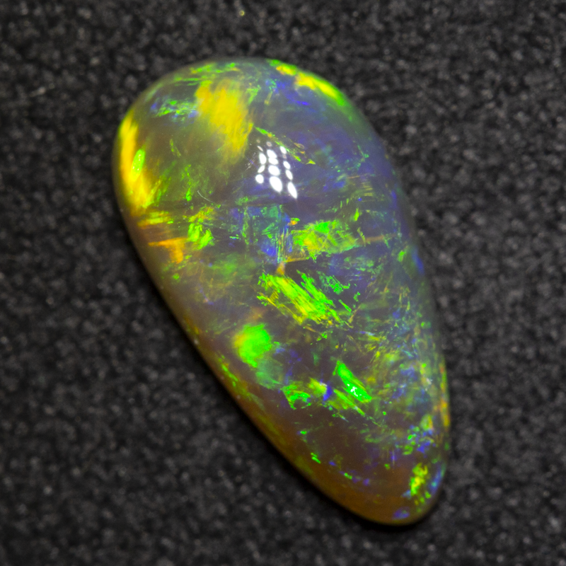 1.07 ct dark crystal opal 10.9x5.7x3mm