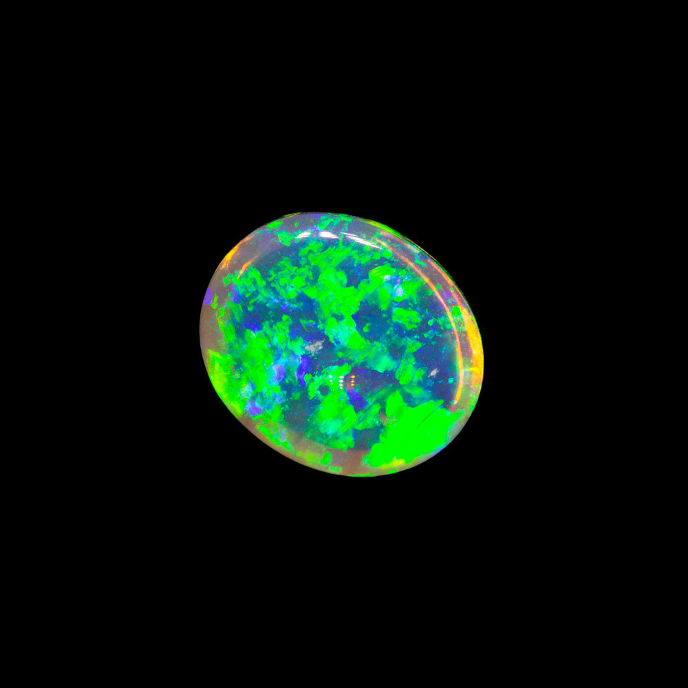 1.09 ct double-sided crystal opal 7.7x6.6x3.3mm