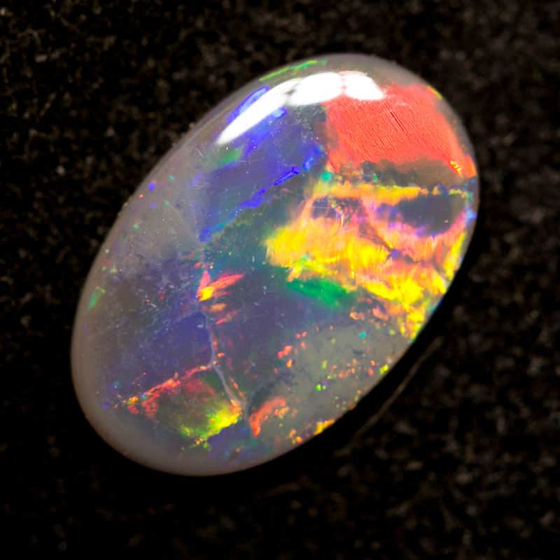 1.09 ct black opal 11x7x2mm