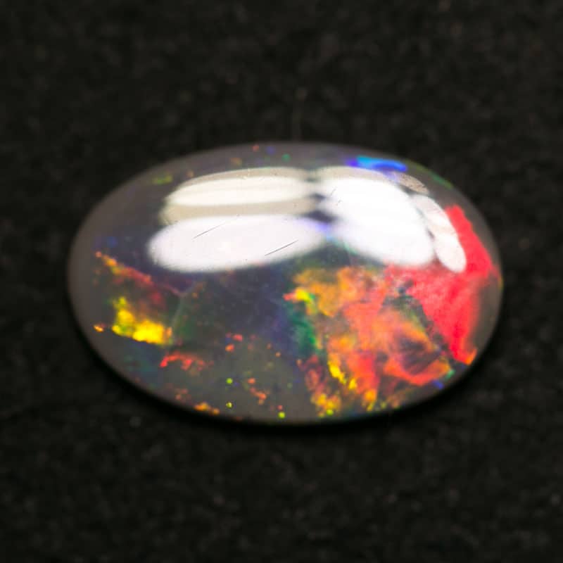 1.09 ct black opal 11x7x2mm