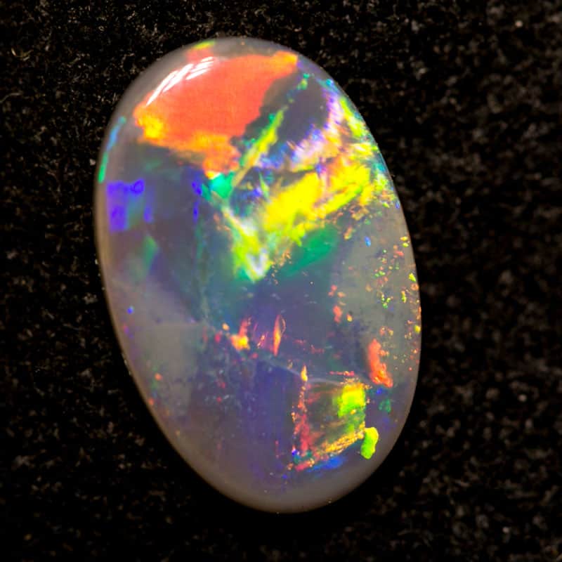 1.09 ct black opal 11x7x2mm