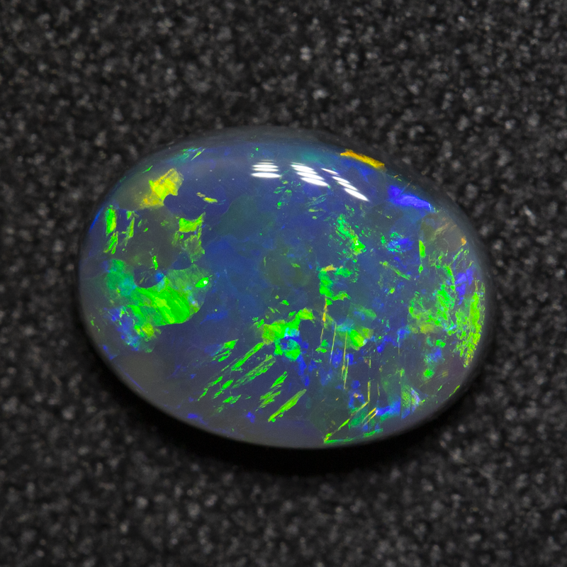 1.10 ct black opal 8.6x6.4x2.8mm