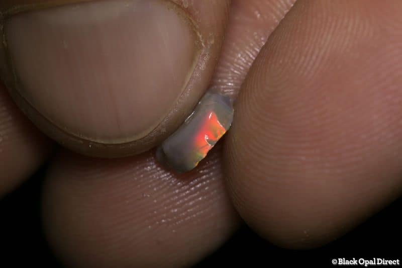 1.11 ct rough opal piece 8mm across