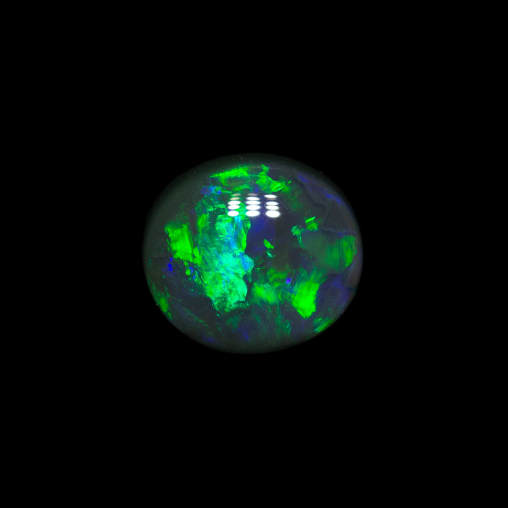 1.12 ct black opal 7.5x6.7x3.2mm