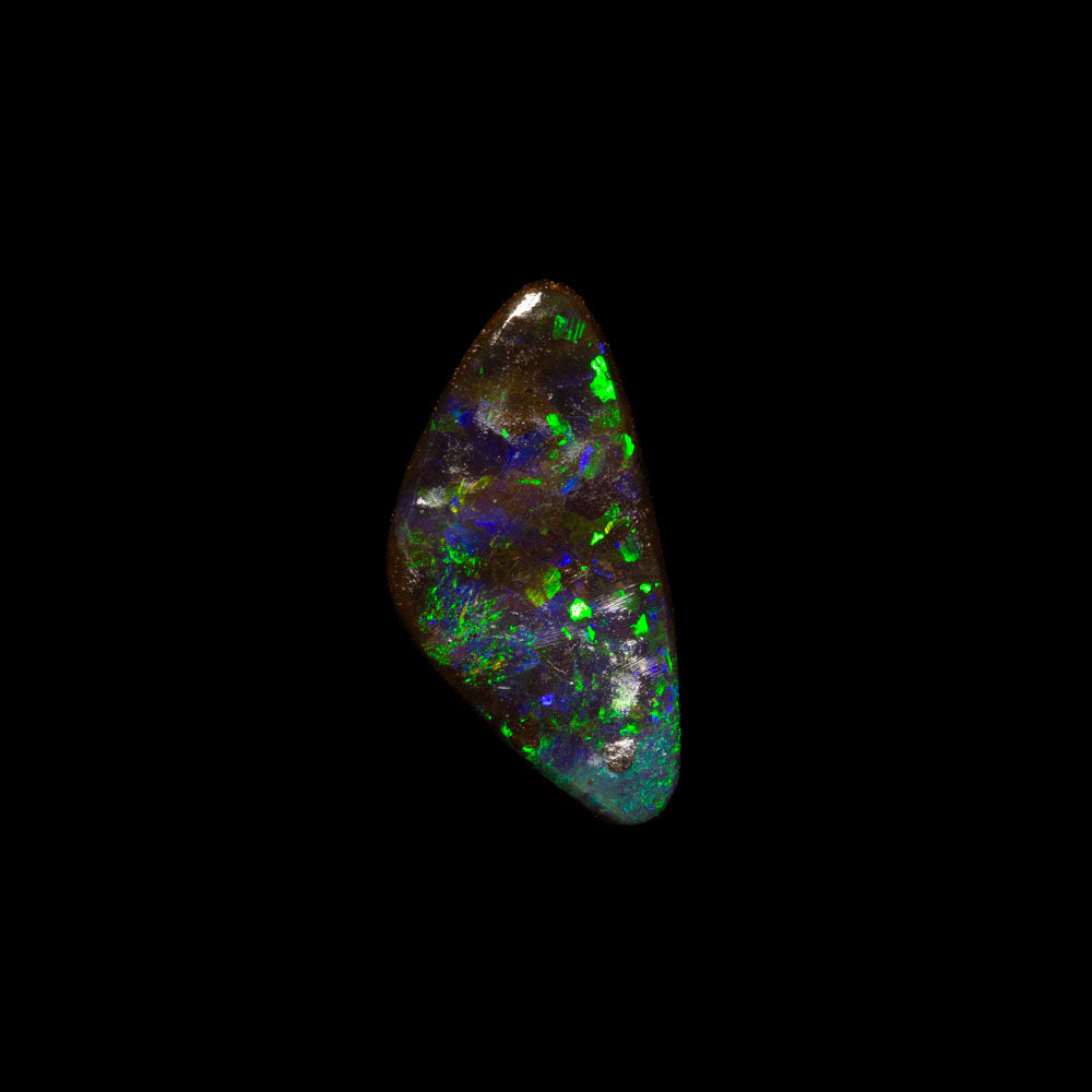 1.14 ct boulder opal 9.8x4.9x2.5mm