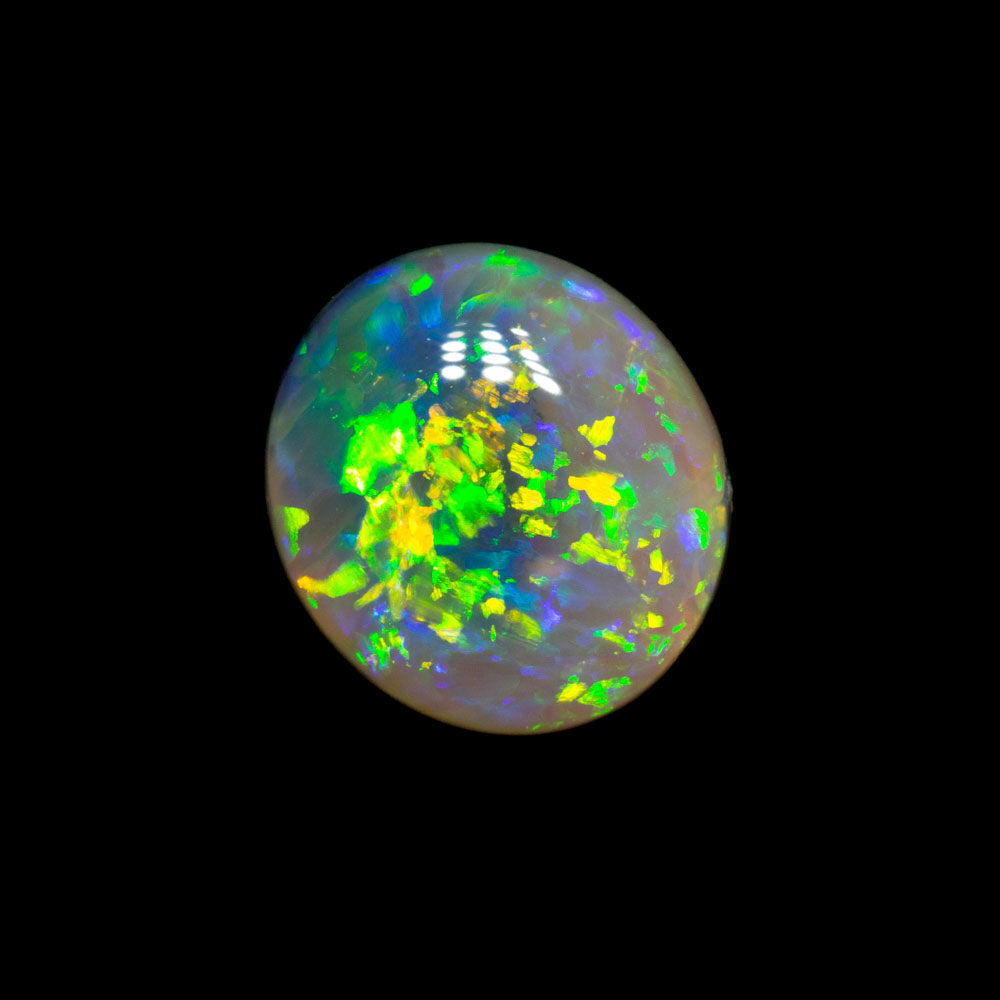 1.15 ct dark opal 7.9x7.1x3.1mm