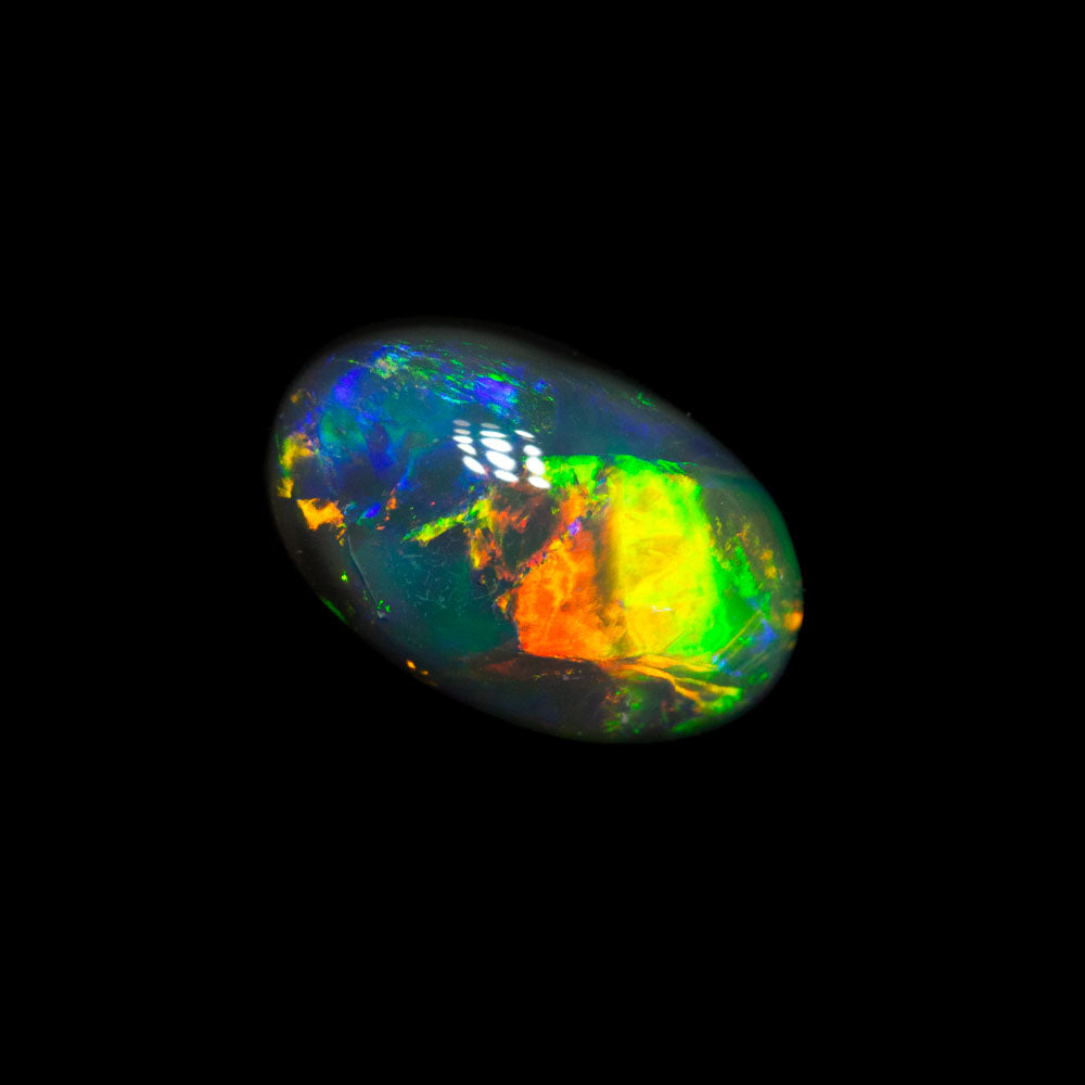 1.15 ct gem black opal 8.5x5.5x3.7mm