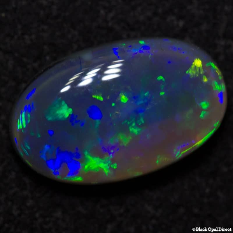 1.15 ct black opal gem 9x6x3mm