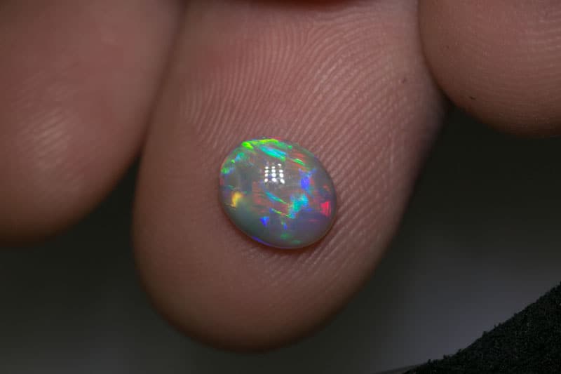 1.15ct dark opal 8x7x3mm