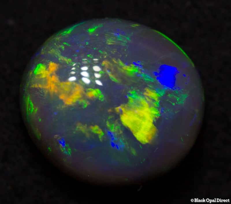 Tatiana 18kt Gold Ring with 1.16ct Dark Opal