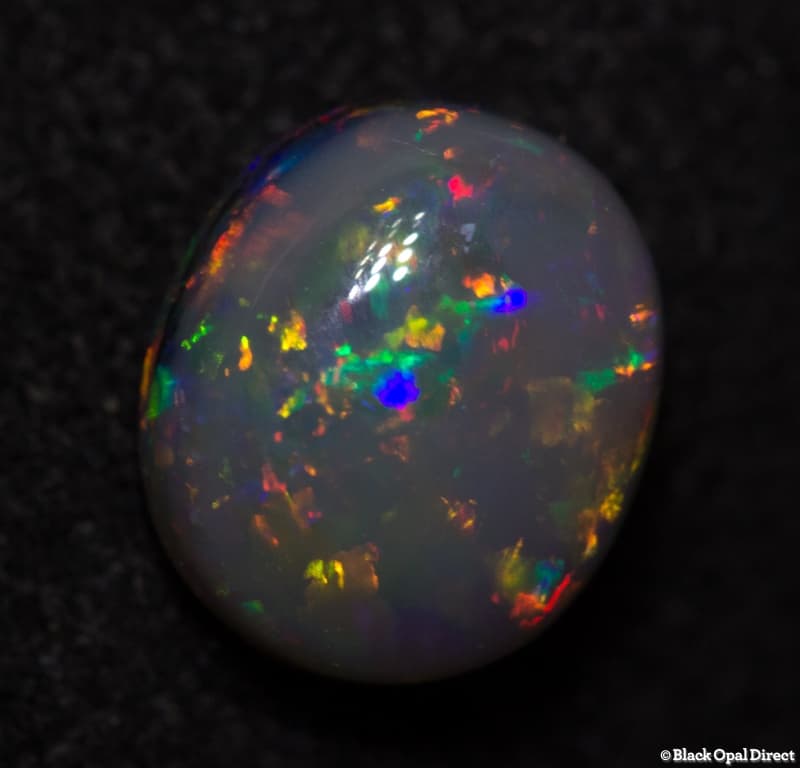 1.17 ct semi black opal 7.5x6.5x4mm