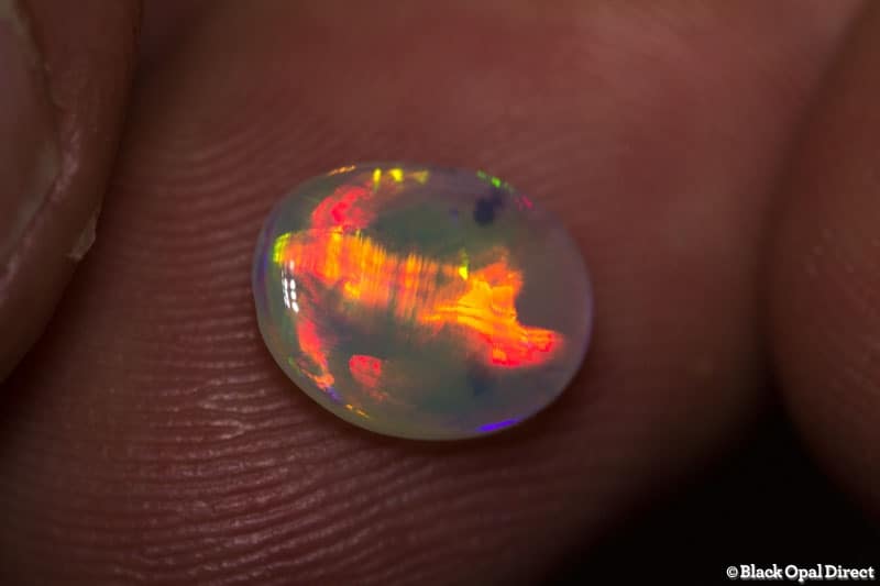 1.17 ct crystal opal star pattern 9.5x7.5x2mm
