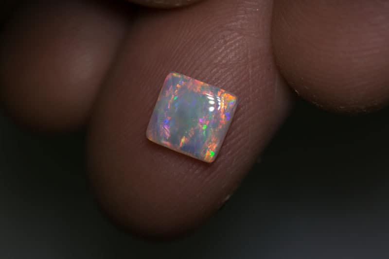 1.17 ct crystal opal cushion cut 7x7x2mm