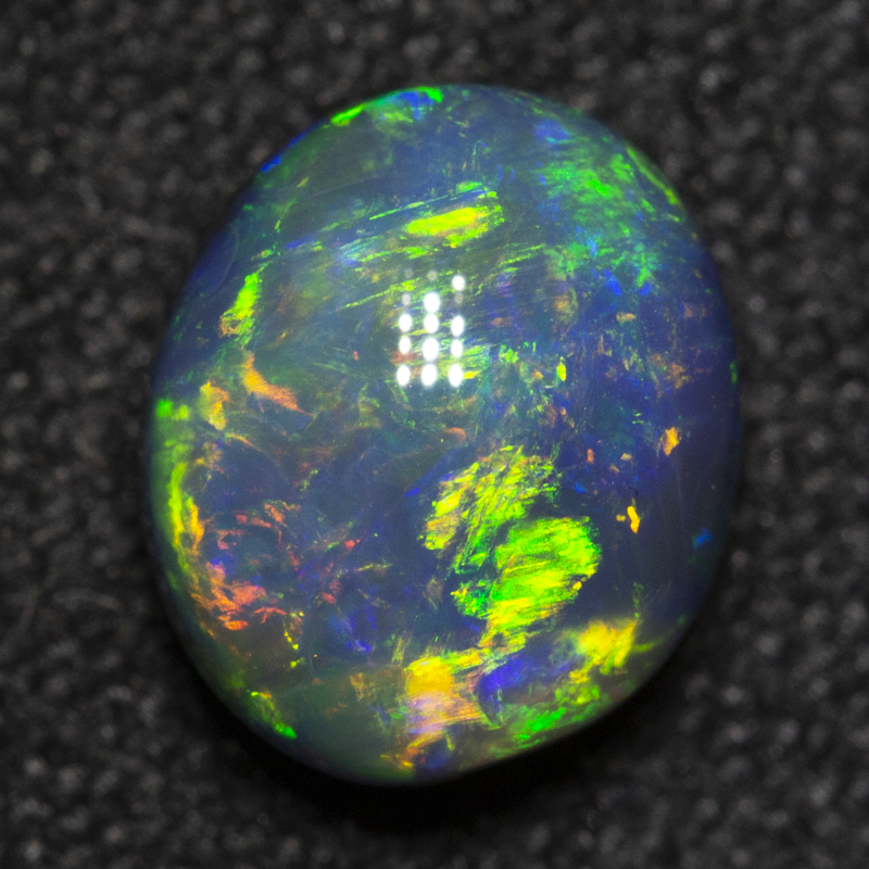 1.18 ct black opal 7.5x6.3x4.2mm