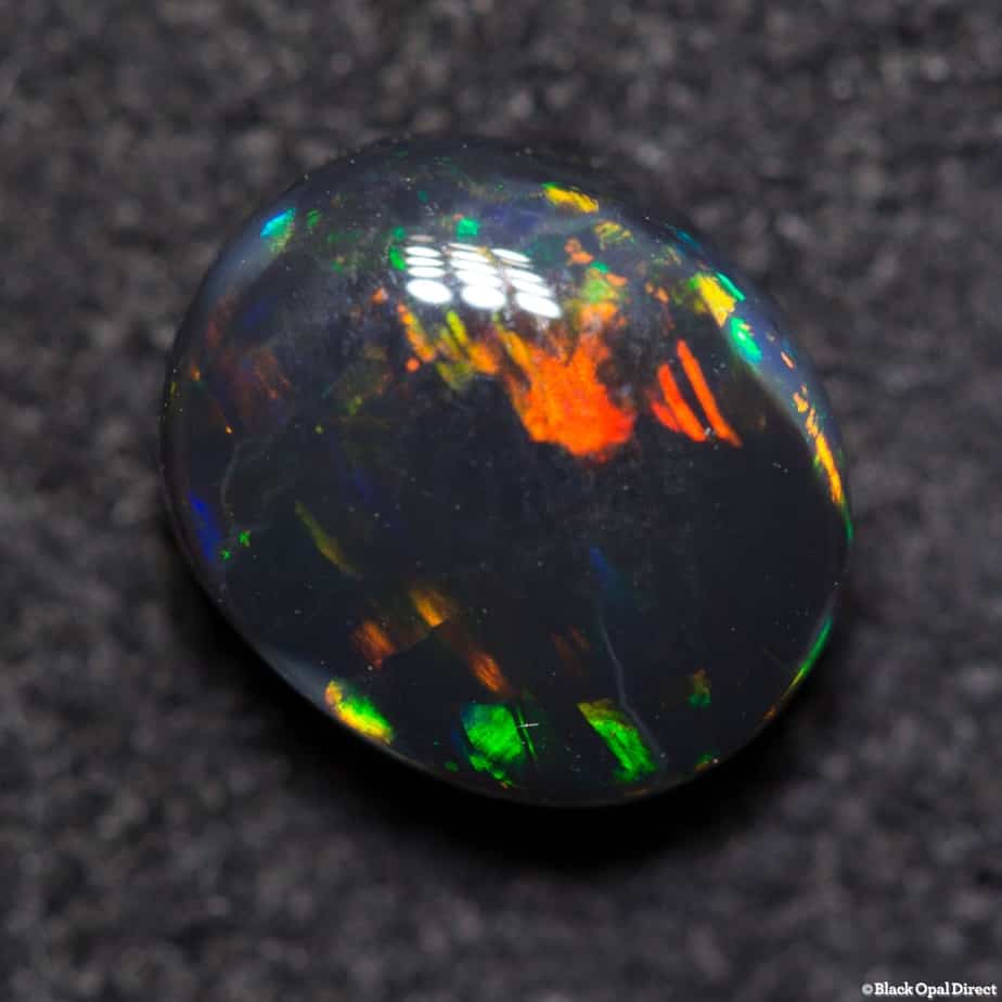1.19 ct black opal 7.5x6x3.5mm