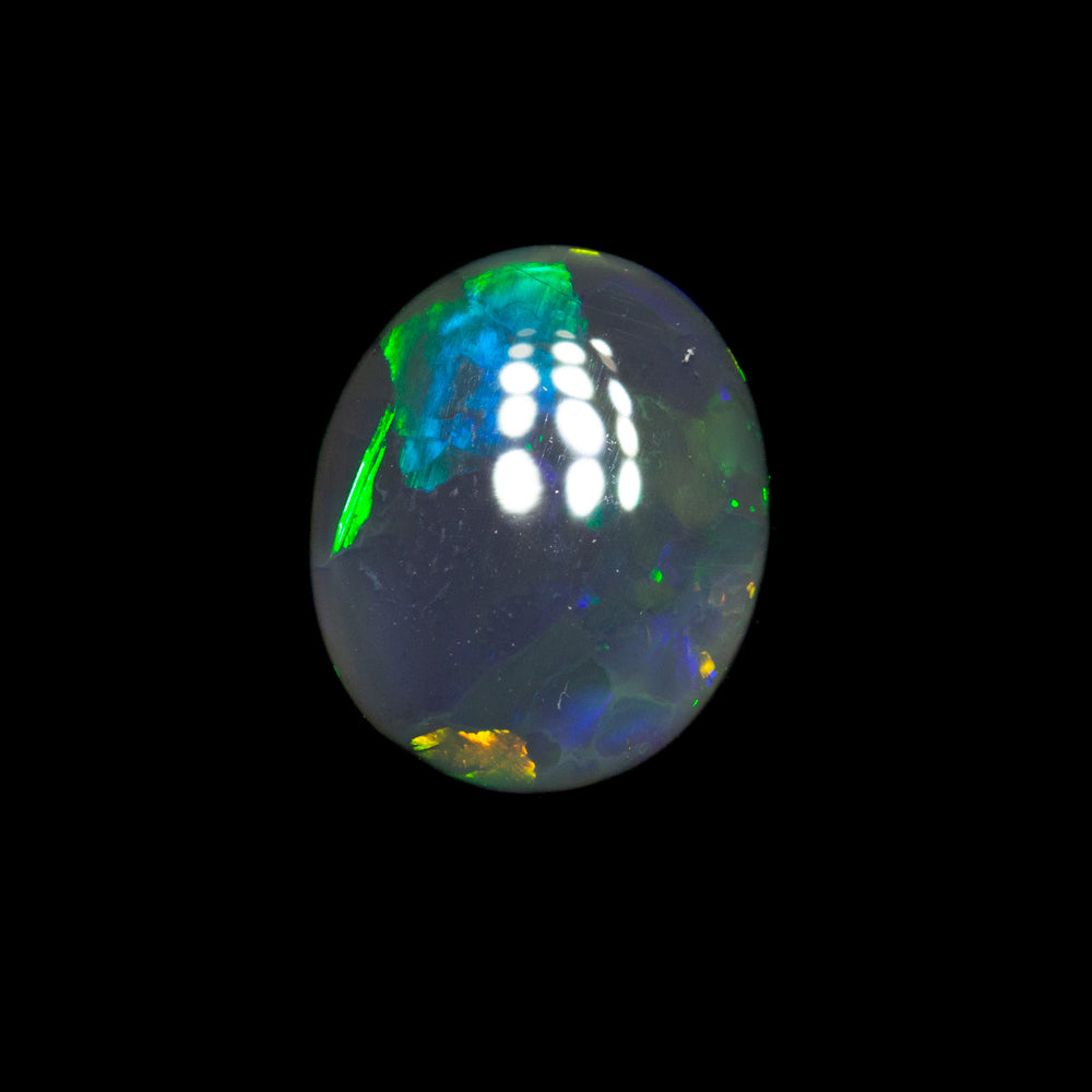 1.20 ct black opal 7.7x6.5x3.7mm