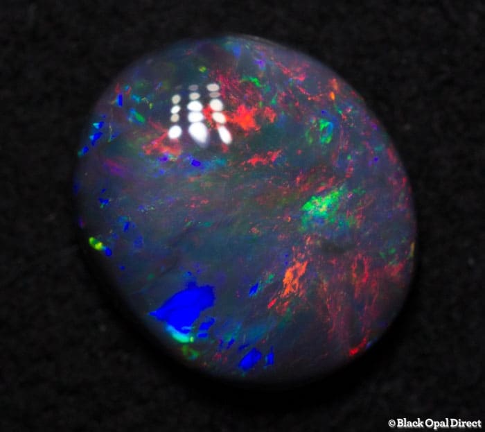 1.20 ct black opal gem 8.5x7x3mm