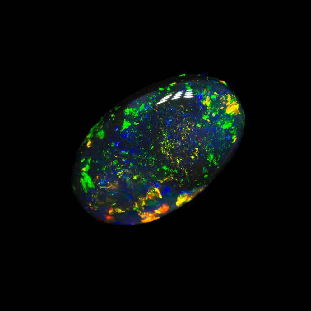 1.22 ct black opal 9.9x6.2x2.8mm