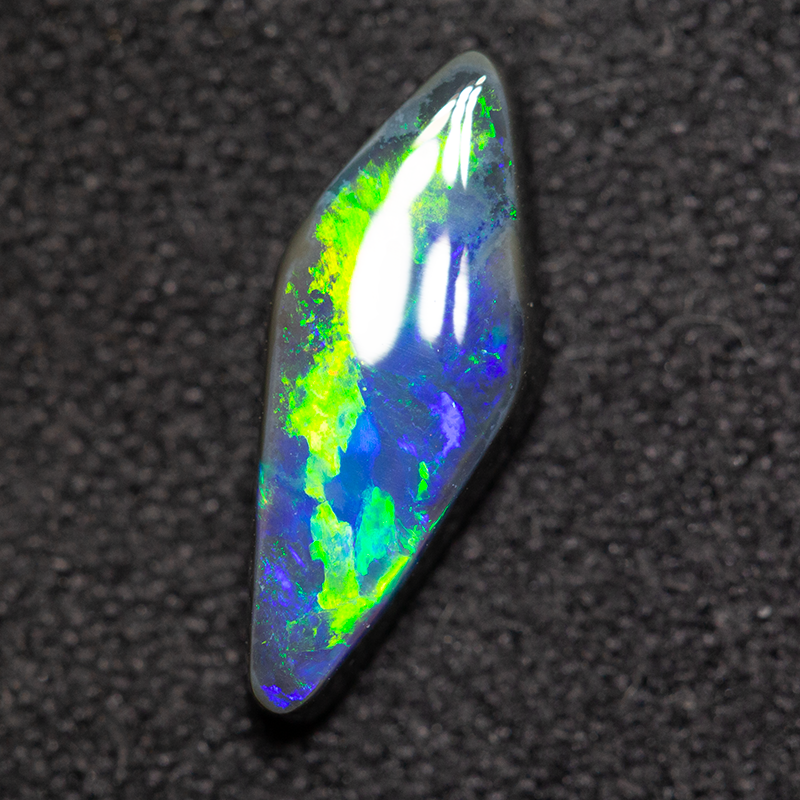 1.22 ct black opal 13.2x5.3x2.8mm