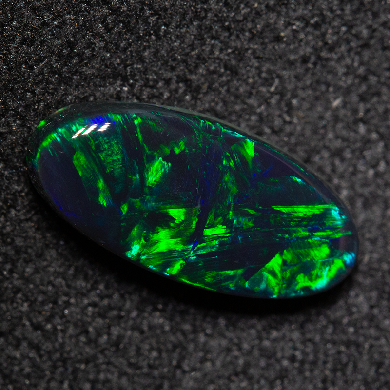 1.24 ct black opal 11.3x5.3x2.9mm