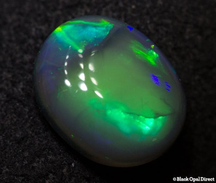 1.26 ct black opal 8x7x3mm